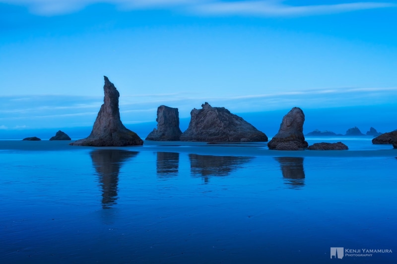 photographer, rocks, sea, evening, 1080P, Kenji Yamamura