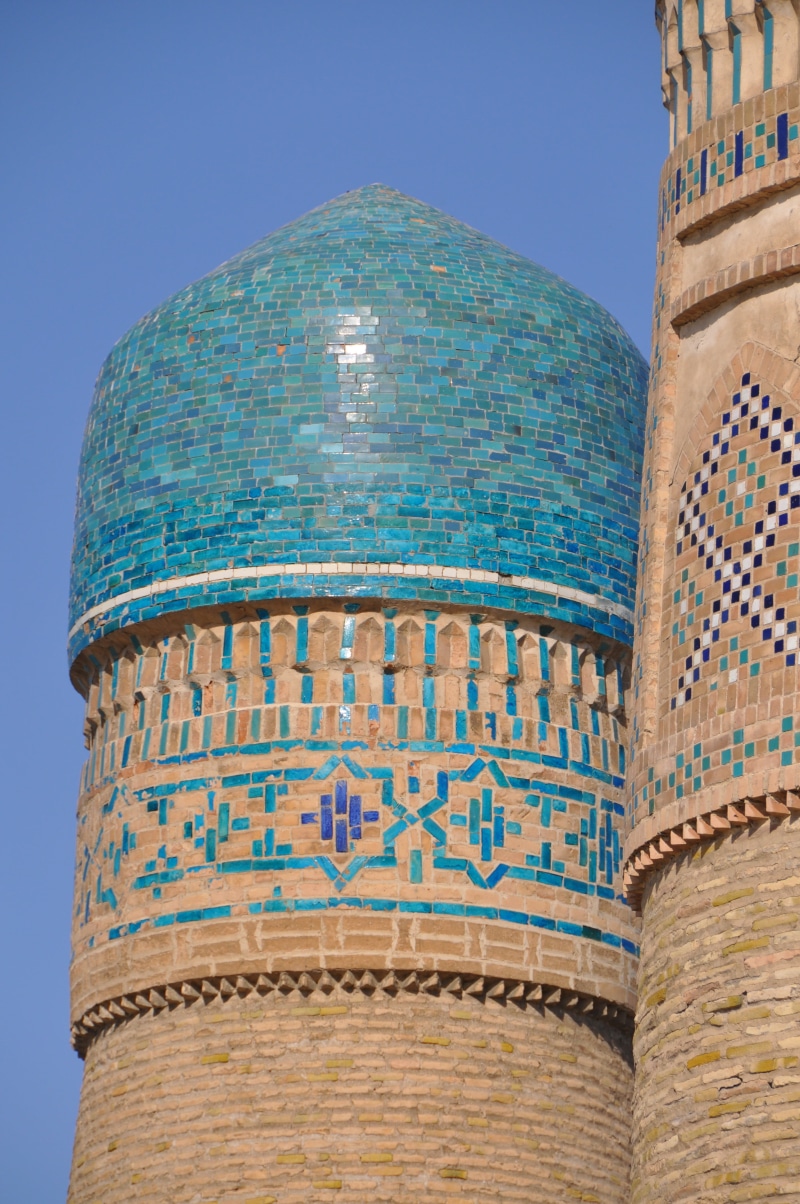 4K, travel, chor minor, bukhara, tourism, outdoors, history, building, low angle view, architectural column, place of worship, architecture, travel destinations
