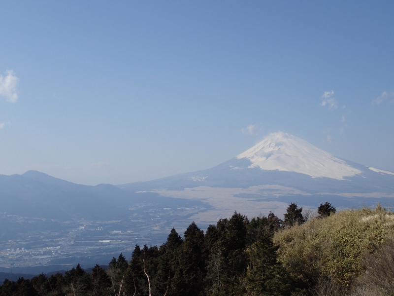 lake ashi skyline, cloud - sky, tranquil scene, idyllic, volcano, scenics - nature, 4K, tree, mt fuji, environment, world heritage site, day, land, landscape