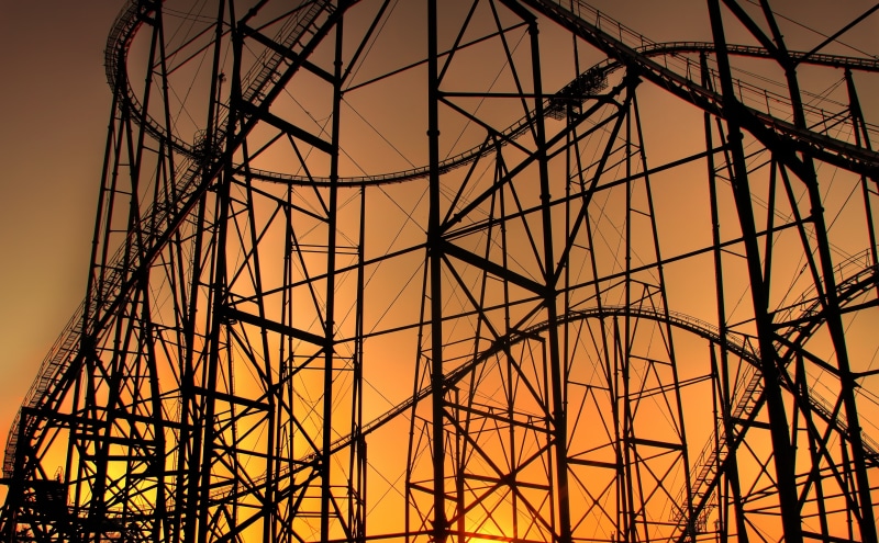 girder, Sun and Sky, outdoors, Nature, photomatix, roller, electricity, technology, canon7d, rollercoaster, fuel and power generation, architecture, fujikyuhighlands