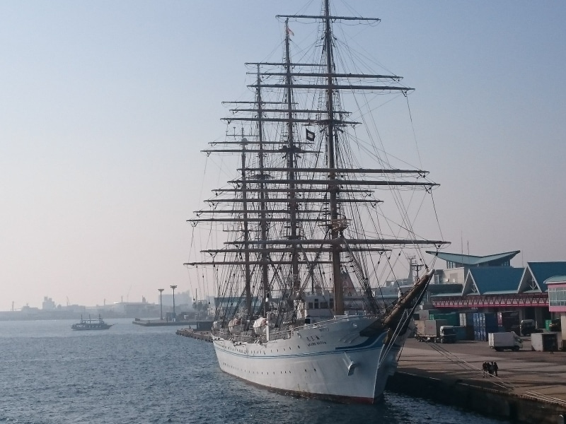 sailing, kagoshima, sailing Ship, nature, 2K, mast, pole, water, outdoors, ship, moored, mode of transportation, architecture, sailboat, sea, nautical Vessel