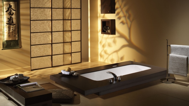 1080P, hd, style, japanese, bathroom, tub, architecture, bath