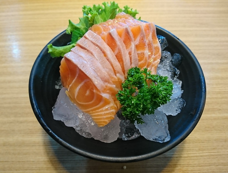Sashimi, seafood, healthy eating, freshness, Fish, ready-to-eat, plate, close-up, still life, food and drink, 1080P, temptation, no people, high angle view