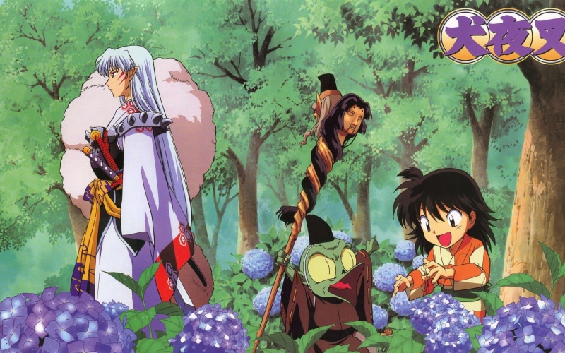 x, art, Rin, sesshomaru, hd, anime, 1080P, Inuyasha