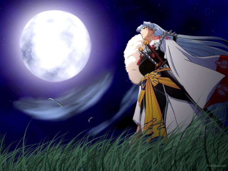 480P, art, Inuyasha, hd, x, anime