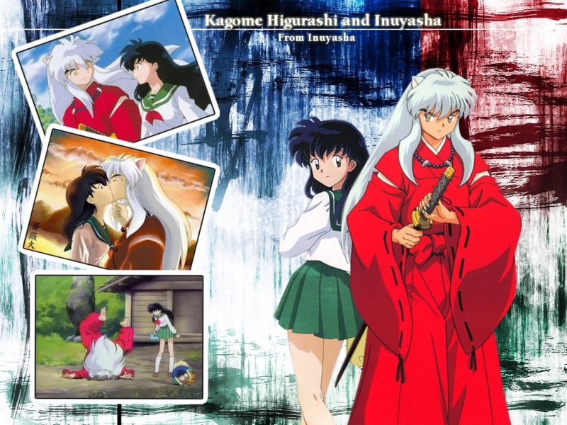 hd, Demon, Kagome, anime, Dogears, Inuyasha, 480P, art