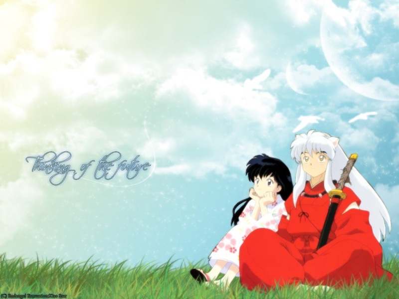 Inuyasha, Cool, hd, 480P, anime, Kagome, art