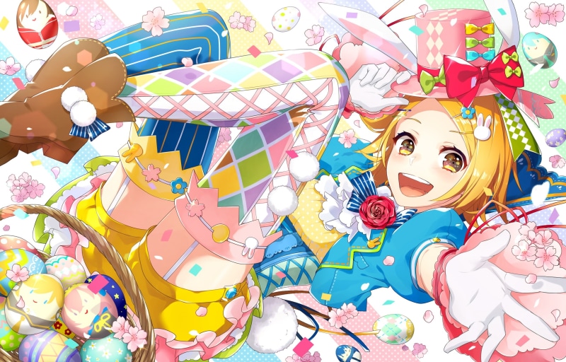 shorts, yellow, kaito, garter, com, gloves, hair, len, konachan, thighhighs, bow, eyes, 2K, hatsune, hat, kagamine, meiko, blonde, ears, bunnygirl, animal
