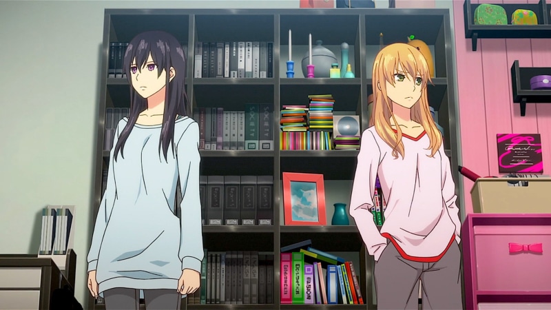 Yuzu Aihara, Citrus, Citrus (Anime), 1080P, Anime, Bookshelf, Mei Aihara