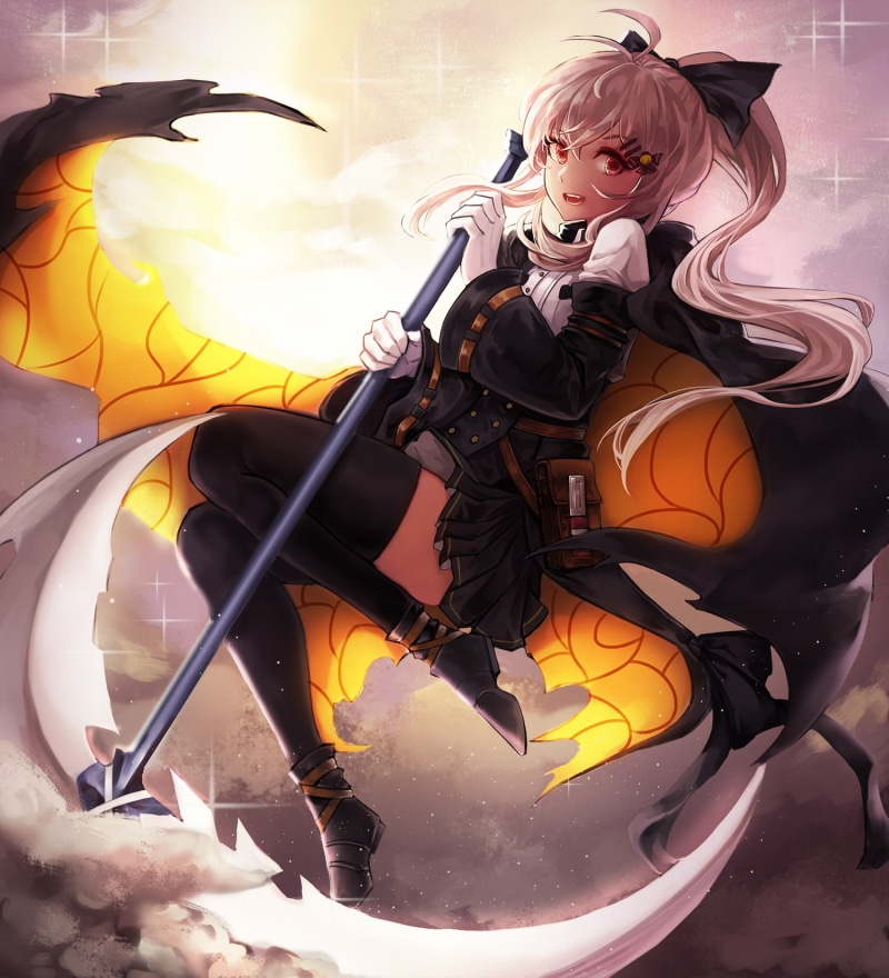 females, 720P, IWS-2000 (Girls Frontline), nature, human representation, long hair, thigh-highs, Halloween, women, real people, leisure activity, front view
