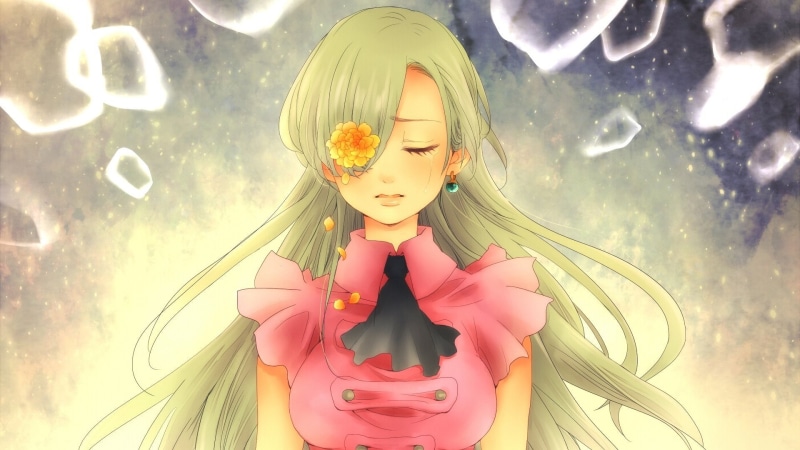 childhood, one person, Crying, costume, The Seven Deadly Sins, lifestyles, innocence, hair, front view, outdoors, Girl, Anime, Grey Hair, art and craft