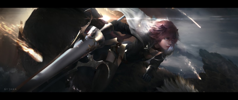 long hair, white cap, fan art, pink eyes, multi-colored hair, Rider of Black (Fate/Apocrypha), 1080P, fantasy armor, 2D, Fate/Apocrypha, pink hair, Astolfo (Fate/Apocrypha)