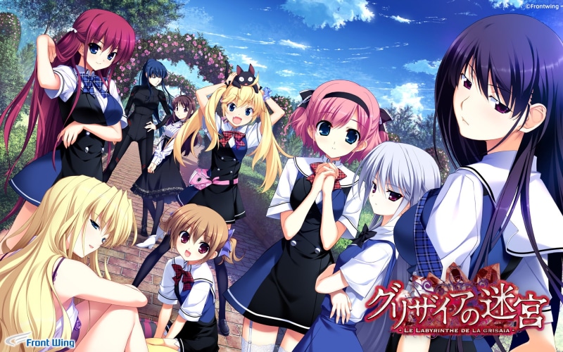 festival, 1080P, Kazami Kazuki, crowd, representation, art and craft, nature, lifestyles, JB (Grisaia no Kajitsu), group of people, costume, Suou Amane