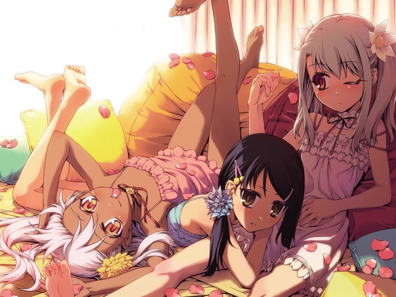 Illyasviel von Einzbern, loli, Fate Series, Miyu Edelfelt, 720P, anime girls, Chloe von Einzbern, Fatekaleid liner Prisma Illya