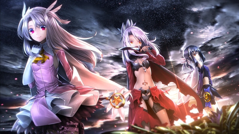 grass, anime girls, people, Fate/kaleid liner Prisma Illya, costume, creativity, clouds, Miyu Edelfelt, celebration, nature, spirituality, representation