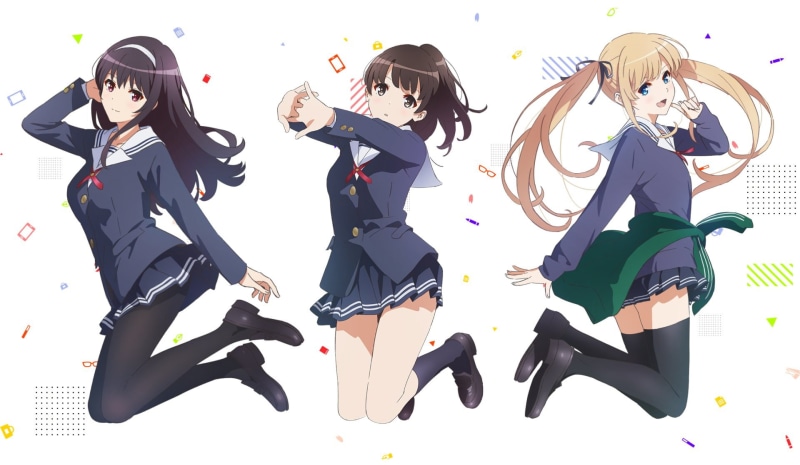 Saekano: How to Raise a Boring Girlfriend, Anime, Utaha Kasumigaoka, Eriri Spencer Sawamura, 1080P, Megumi Katō