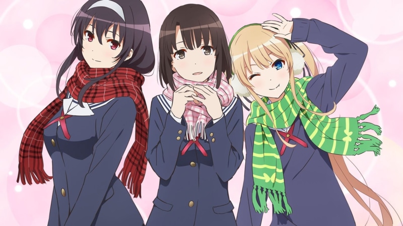 Saekano: How to Raise a Boring Girlfriend, Anime, Eriri Spencer Sawamura, Utaha Kasumigaoka, Megumi Katō, 1080P