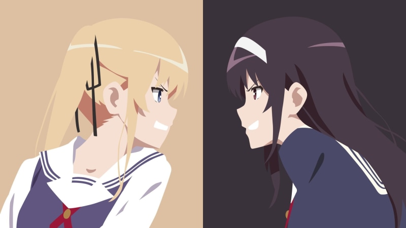 Utaha Kasumigaoka, Eriri Spencer Sawamura, 1080P, Anime, Saekano: How to Raise a Boring Girlfriend