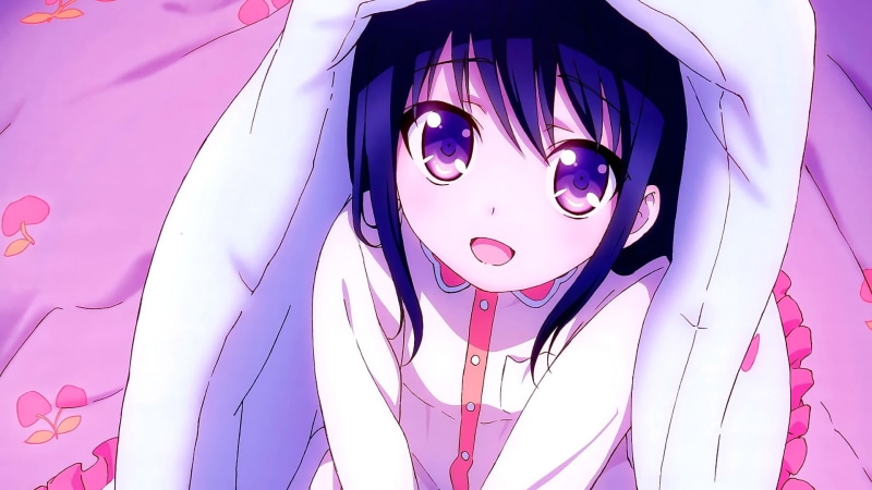 violet eyes, close-up, portrait, Charlotte (anime), anime, front view, glasses, multi colored, representation, art and craft, no people, indoors, Otosaka Ayumi