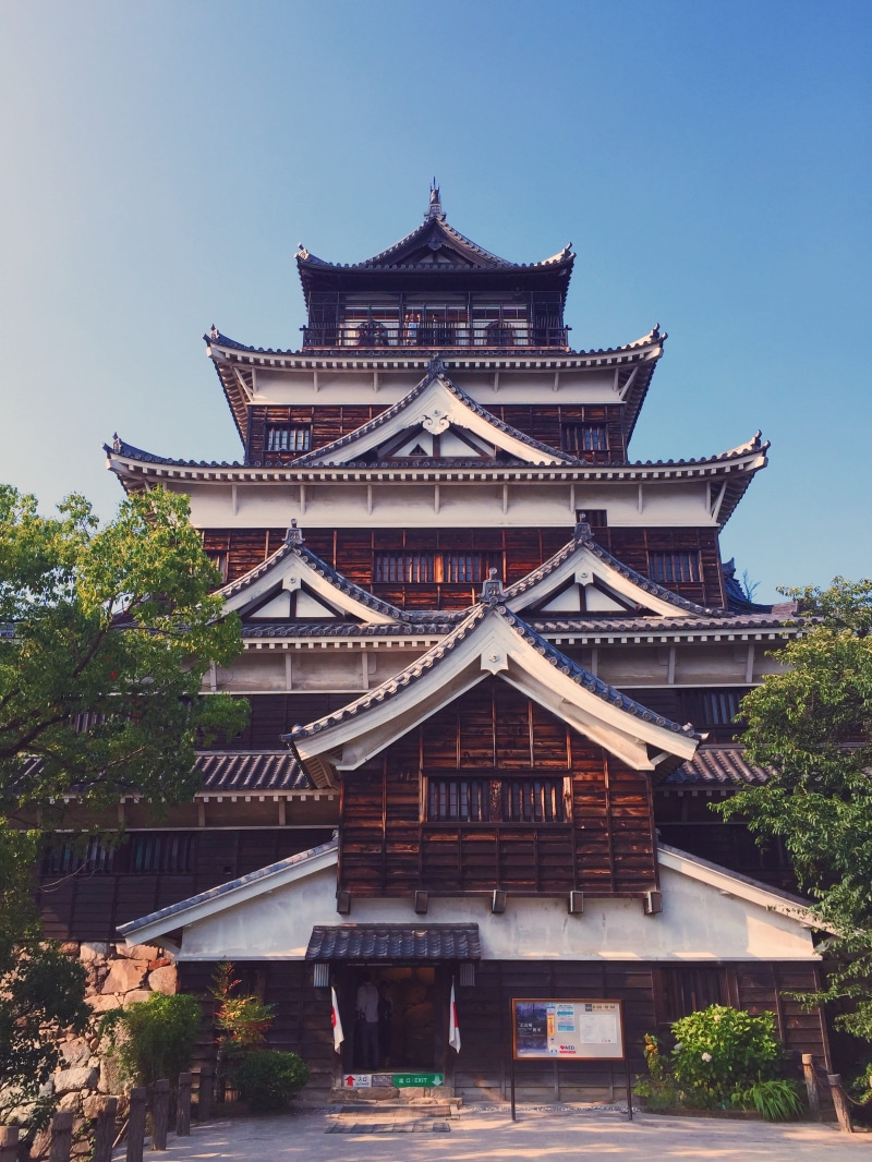 2K, built structure, hiroshima prefecture, architecture, building, japan, place of worship, belief, nature, outdoors, war, hiroshima, no people, plant