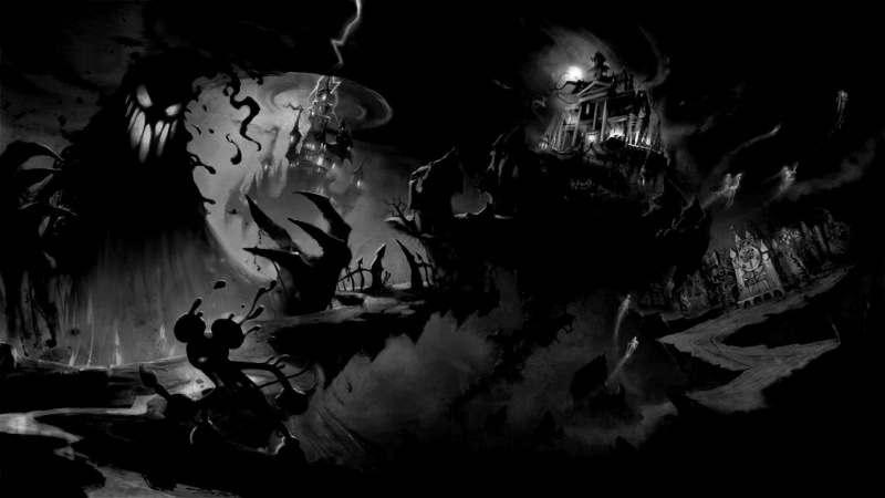 horror, haunted, disney, halloween, mouse, mickey, 1080P