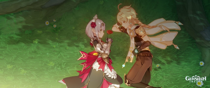 Genshin Impact, Aether(genshin impact), Noelle (Genshin Impact), 2K