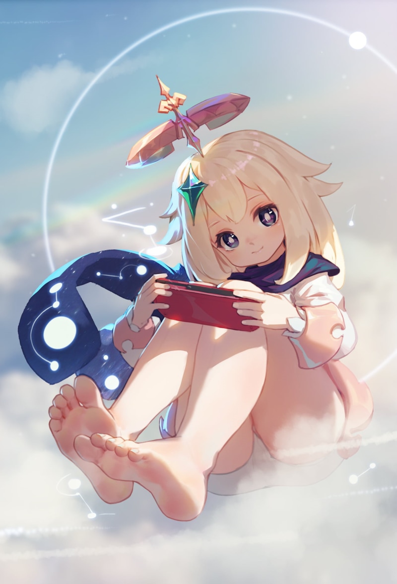 720P, Genshin Impact, anime girls, Paimon(Genshin Impact)