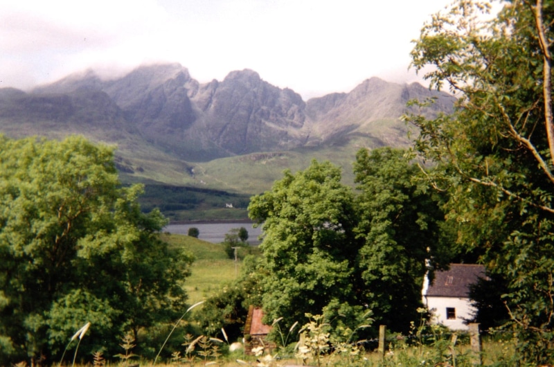 skye, cuillins, black, 1080P, inner hebrides, mountains, loch, trees, 3d and abstract