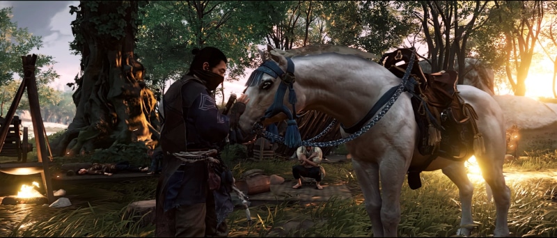 screen shot, 1080P, Ghost of Tsushima, PlayStation, video games, samurai, Jin Sakai