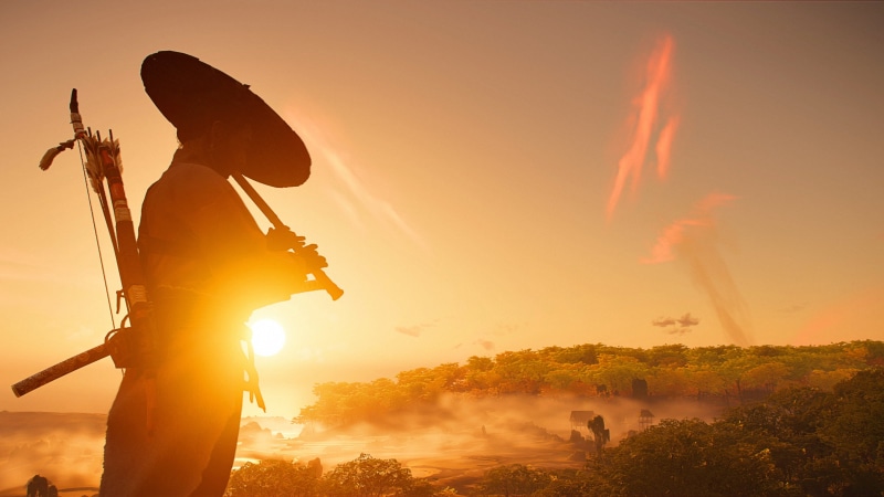 4K, Sucker Punch, Ghost of Tsushima, Playstation 5, PlayStation 4, 4K, Jin Sakai