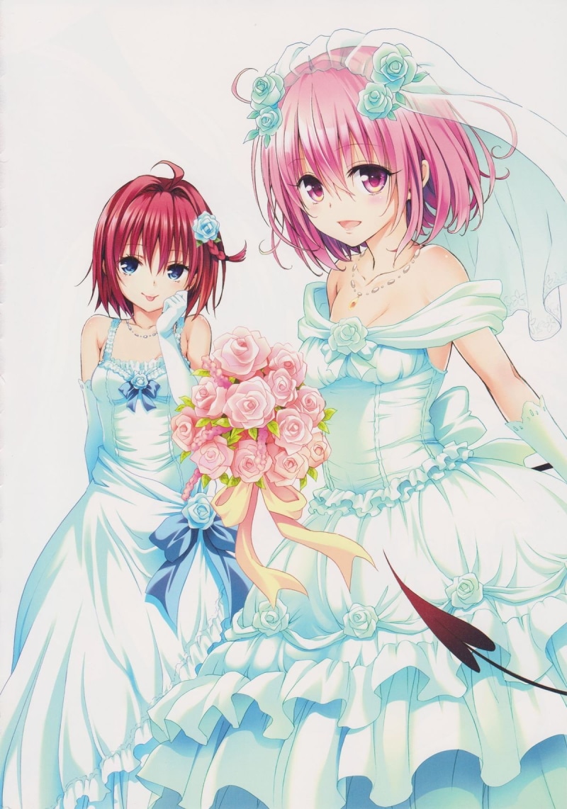 anime girls, To Love-ru, 720P, Momo Velia Deviluke, Kurosaki Mea, anime