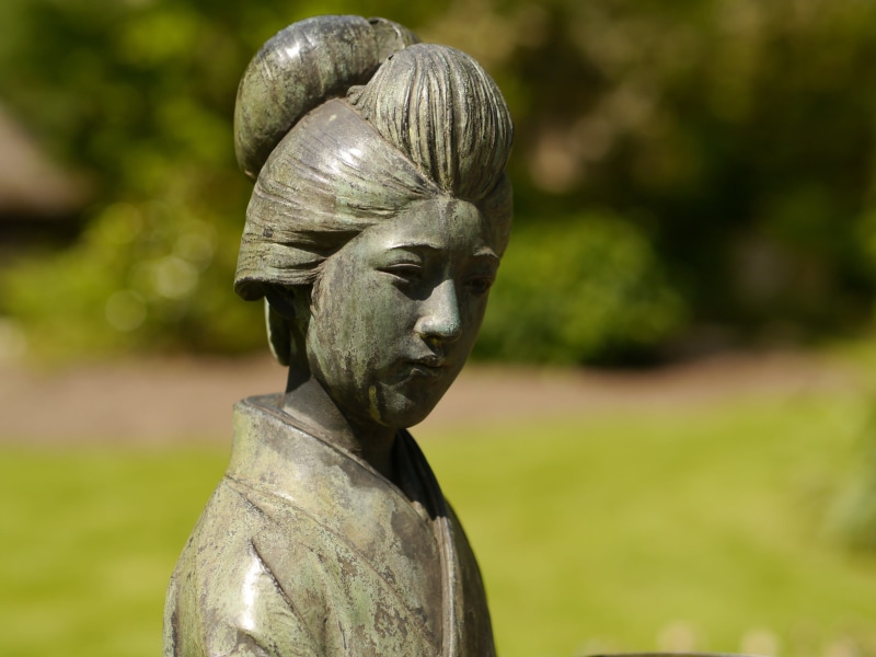 park, geisha, 4K, japanese, old, head, art, creativity, male likeness, woman, art and craft, female likeness, solid, close-up, history, figure, Memoirs Of A Geisha