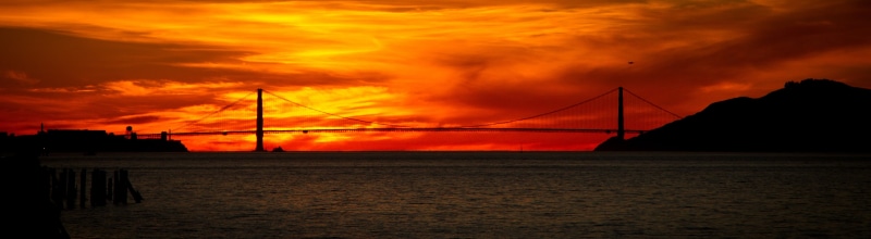 Bridge, berkley, California, alameda, Gold, Area, Orange, unitedstates, America, Sun and Sky, 4K, Golden, Pier, Silhouette, beauitful, red, Nature, Gate