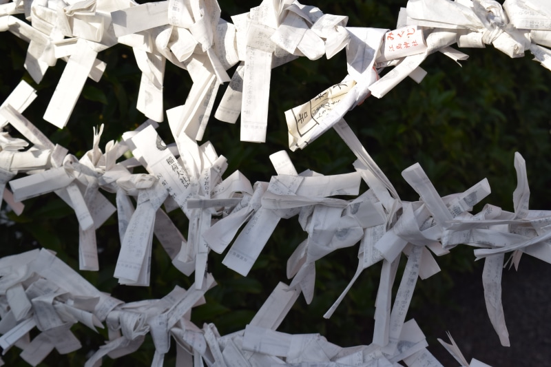 fushimi inari shrine, kyoto, hope, tied up, white color, day, shrine, luck, religion, belief, spirituality, place of worship, abundance, large group of objects