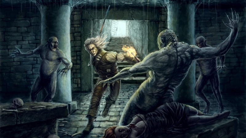 belief, woman, game, demons, europe, art, angel, art and craft, monument, no people, save, christianity, the witcher, warrior, cultures, basement