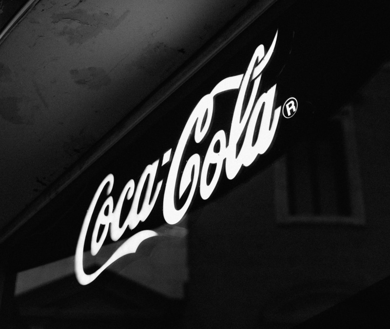 night, cola, ceiling, illuminated, logo, coca, no people, wall - building feature, alphabet, cafe, information, beverage, window, sign, symbol, vehicle