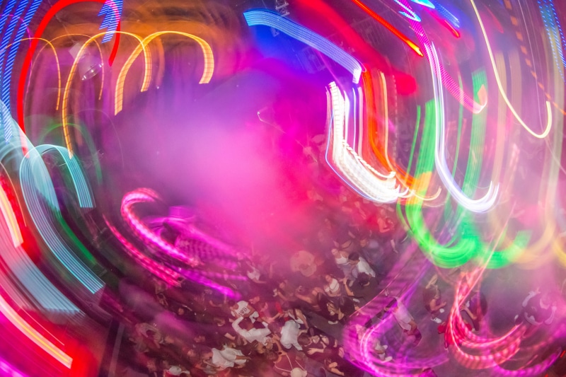psychedelic, lust for life, studio shot, light, multi Colored, music, human, dance bar, summer, pattern, dance, movement, jump, glowing, abstract, fun