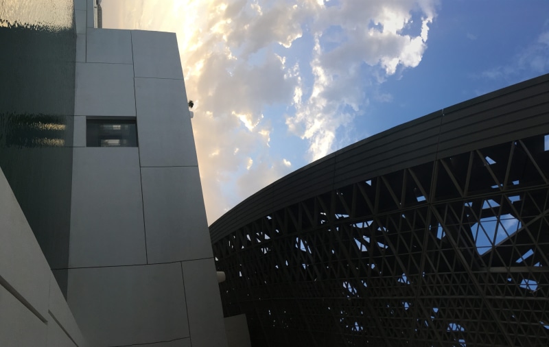 porch, modern, tower, 5K, interior design, convention center, no people, flooring, flare, day, dusk, sky, patio, nature, built structure, architecture