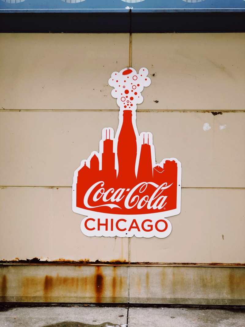 chicago, plant, painting, indoors, coca, architecture, decor, close-up, hanging, wall, united states, mural, human representation, wall - building feature