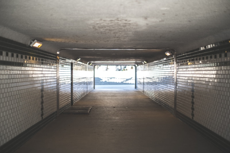 built structure, staircase, public transportation, lighting, underpass, vehicle, 5K, concrete, garage, interior, day, railing, direction, ceiling, building
