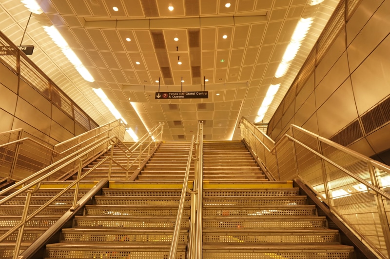 indoors, architecture, pottery, subway station, room, empty, tree, low angle view, the way forward, theater, railing, transportation, pattern, 2K, lighting