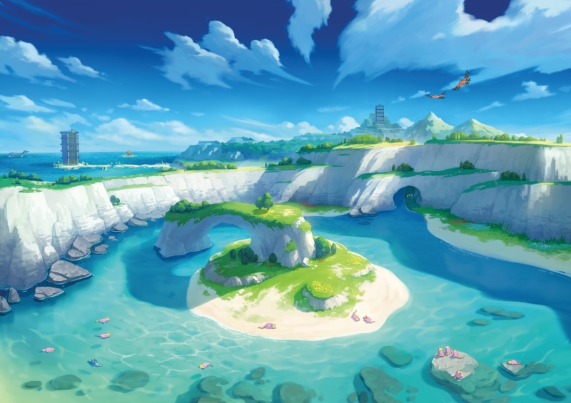Talonflame (Pokémon), Pokémon: Sword and Shield, Kingdra (Pokémon), Wailord (Pokémon), Golduck (Pokémon), Pokémon, Psyduck (Pokémon), Pokémon Shield, 4K
