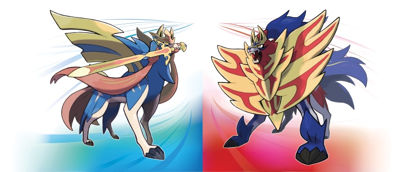 Pokémon Sword, Zamazenta (Pokémon), Zacian (Pokémon), Pokémon, Pokémon Shield, Pokémon: Sword and Shield, 8K