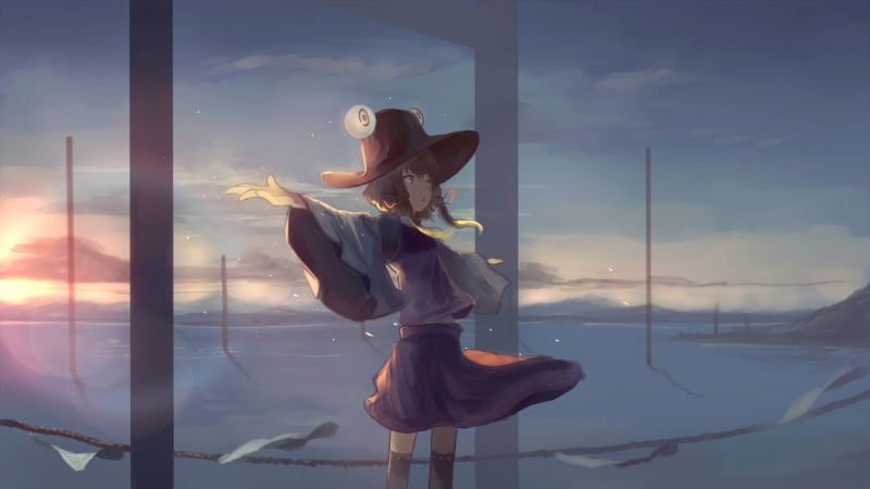 Touhou, Suwako Moriya, 1080P, Anime