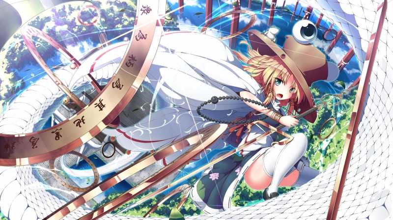 anime girls, touhou, anime, suwako, 1080P, moriya, hat, moriya suwako, girls