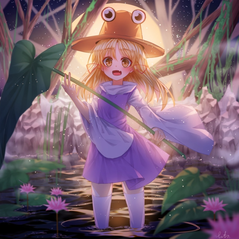 1080P, moriya suwako, fashion, real people, blonde, beauty, portrait, lifestyles, women, nature, dress, young adult, loli, one person, front view, art and craft