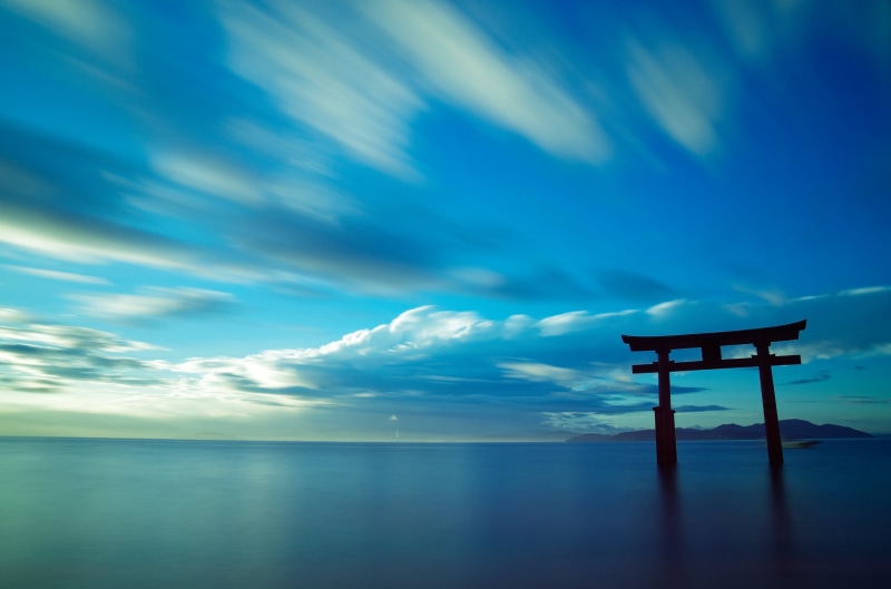 nature, body, idyllic, non-urban scene, Japan, tranquil scene, 1080P, day, water, the ocean, landscape, architecture, horizon over water, sky, horizon
