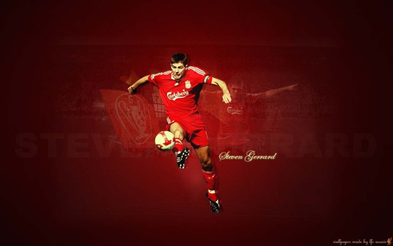 football, soccer, art, steven, 720P, Steven Gerrard, hd, sports, x, Liverpool FC, gerrard, liverpool, fc