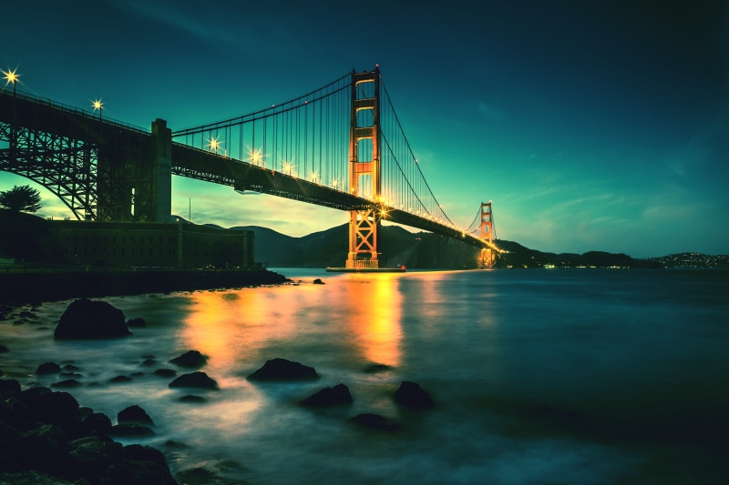 water, sky, USA, bridge - Man Made Structure, famous Place, Straight, bridge, near, cityscape, 5K, California, sea, My Face, Golden Gate Bridge, suspension Bridge
