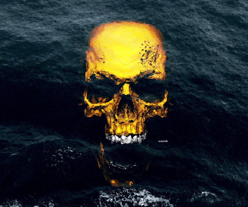 no people, nature, flame, close-up, pollution, illustration, skull, water, orange color, motion, night, fire, illuminated, beauty in nature, 1080P, burning